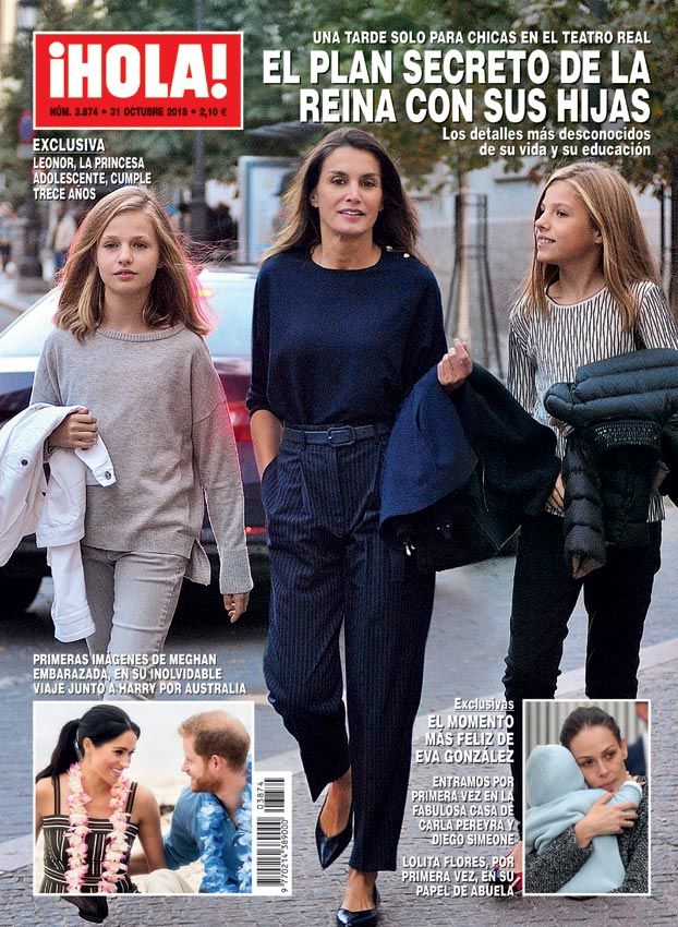 Princesa Leonor, infanta Sofía y reina Letizia
