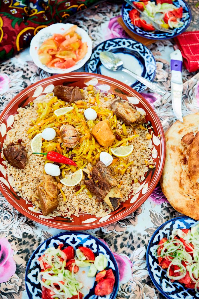 Arroz Plov, plato emblemático de Uzbekistán