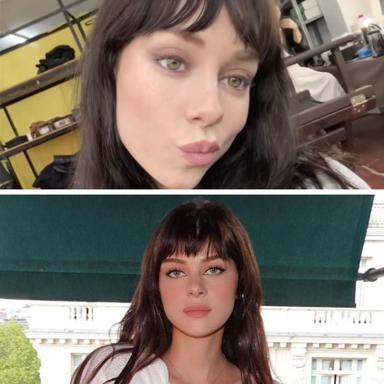 Ester Expósito y Nicola Peltz con flequillo