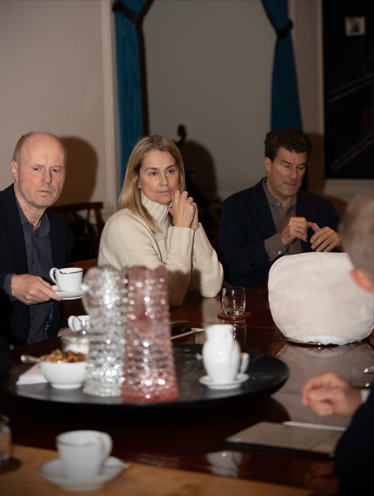 El exjugador participando en la reunión para el premio Deportista del Año