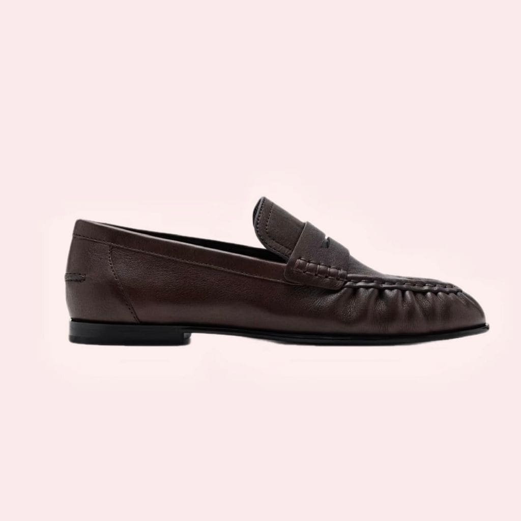 Mocasines granates de Mango