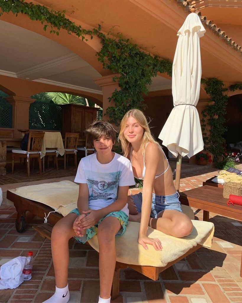 Cristina, en una imagen con Guillermo que compartió hace años en sus redes sociales