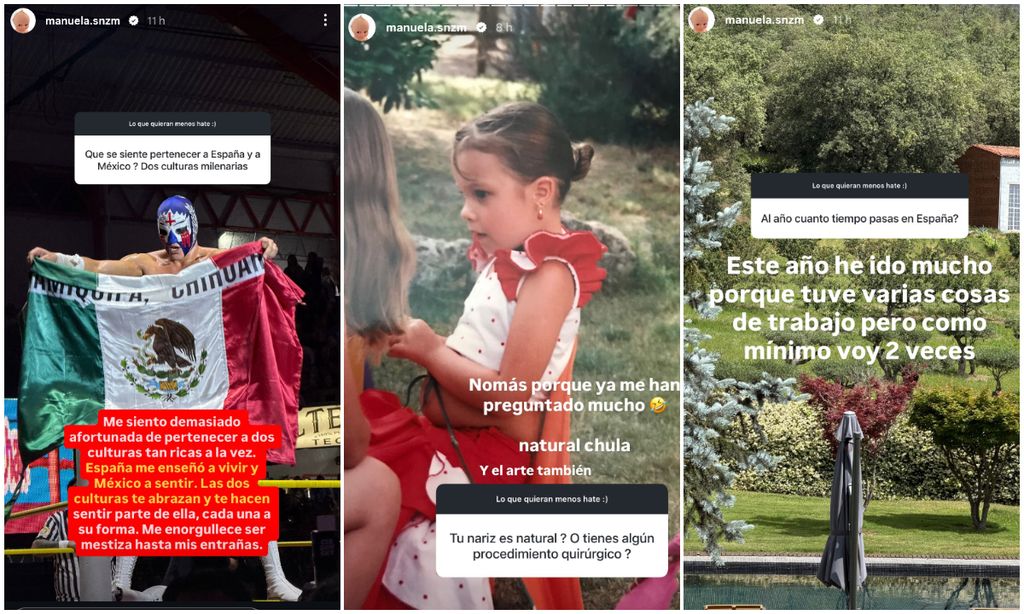 Manuela Sanz respondió varias preguntas de sus seguidores.