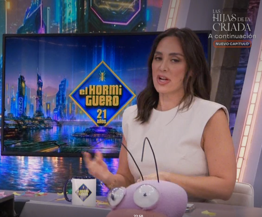 Tamara contando por qué no le gustan las películas de miedo