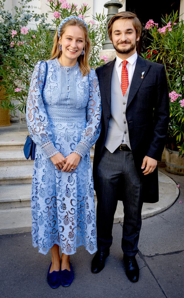 Dionisio de Braganza y su prometida, la condesa Ana Schaffgotsch