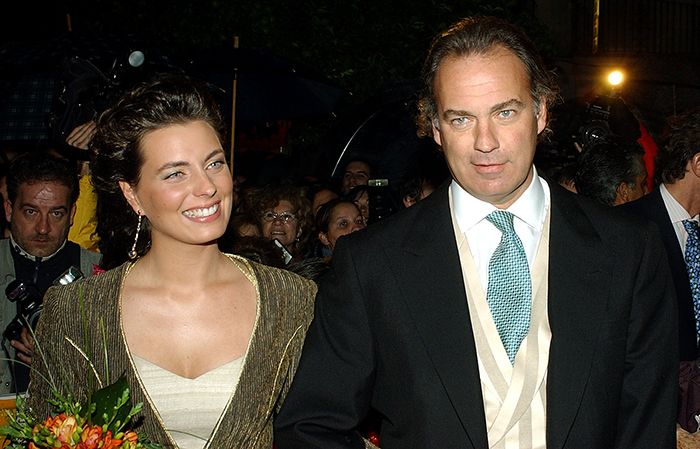 Alejandra y Bertín Osborne en su boda