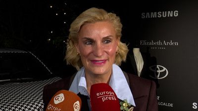María Zurita tras el desfile de Martín Alcalde