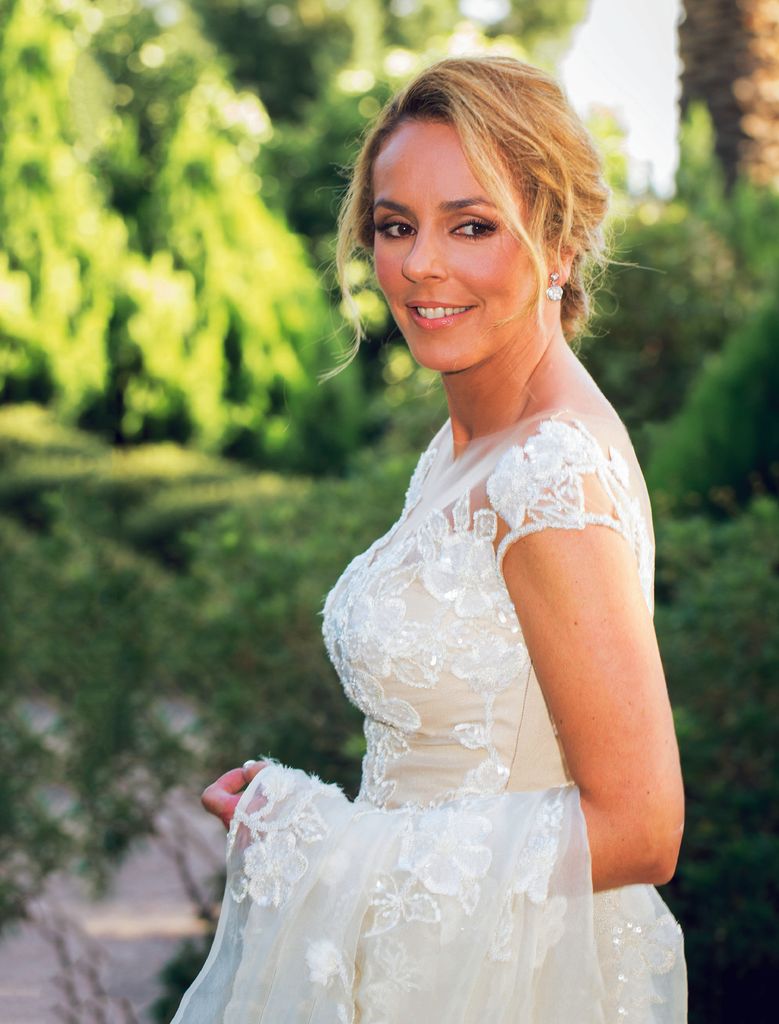 Vestido de novia de Rocío Carrasco en su boda con Fidel Albiac