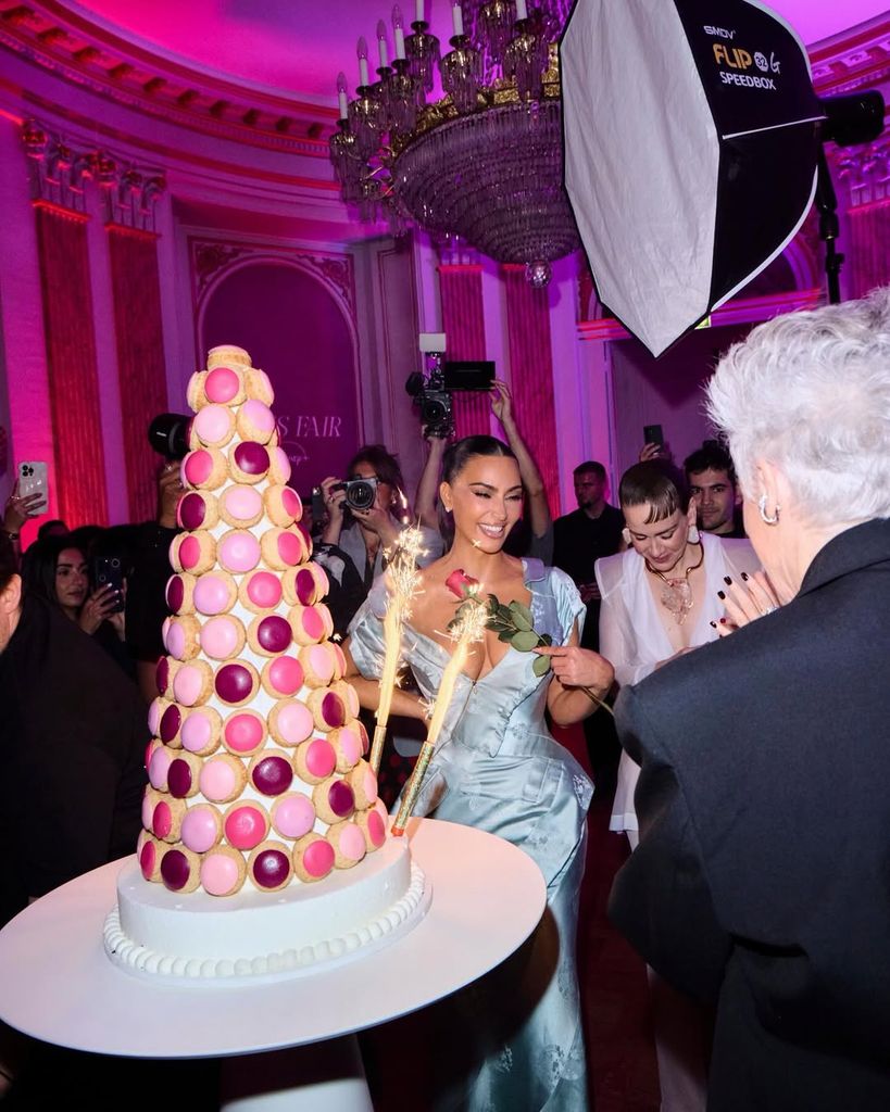 Rodeada de amigos y con mucho trabajo, Kim Kardashian celebró sus 45 años 