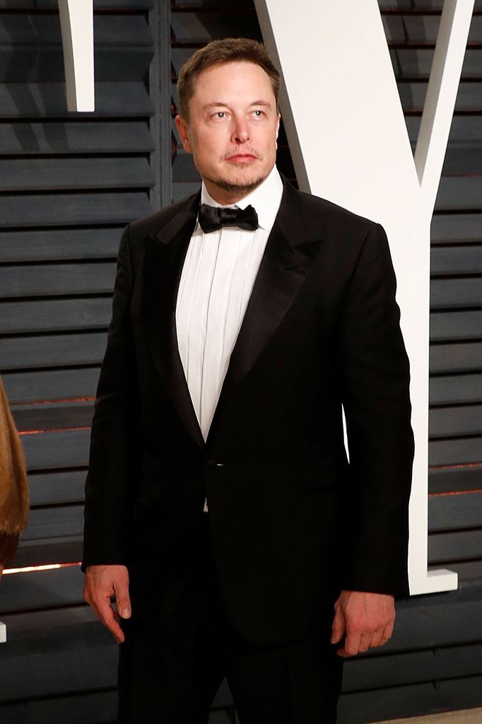 Elon Musk en la gala de Vanity Fair en 2017
