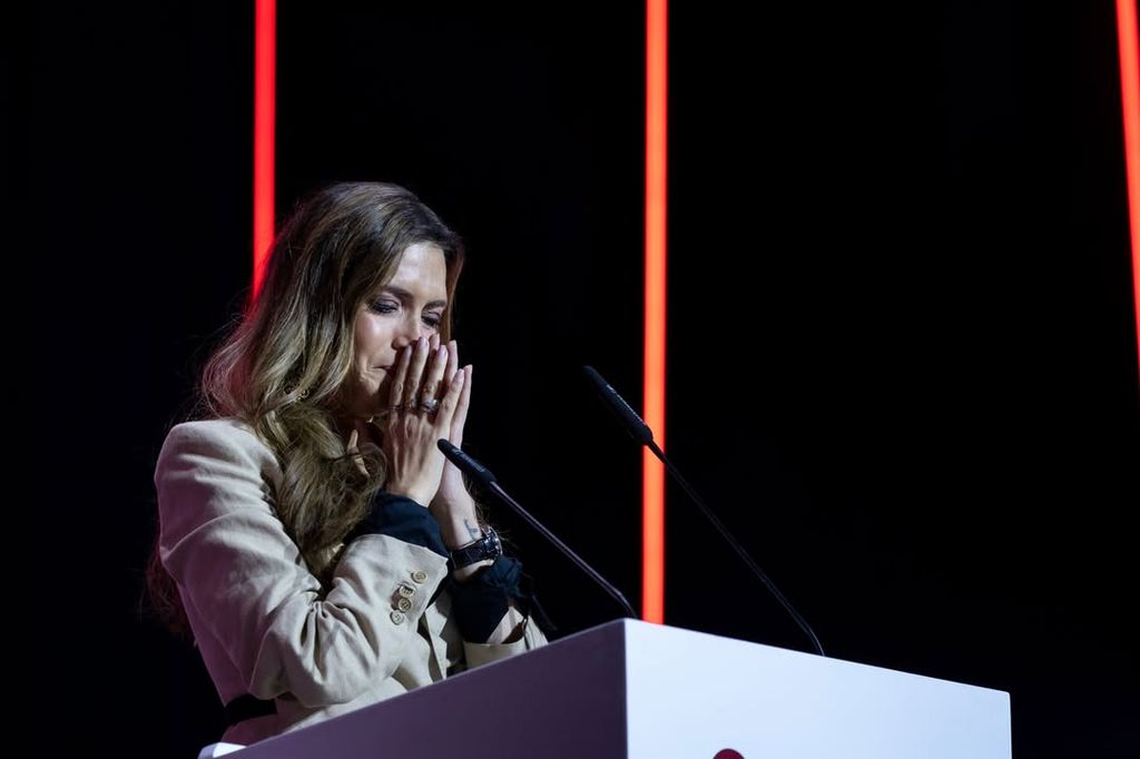 Sara Carbonero, con la Medalla de Oro de Castilla-La Mancha