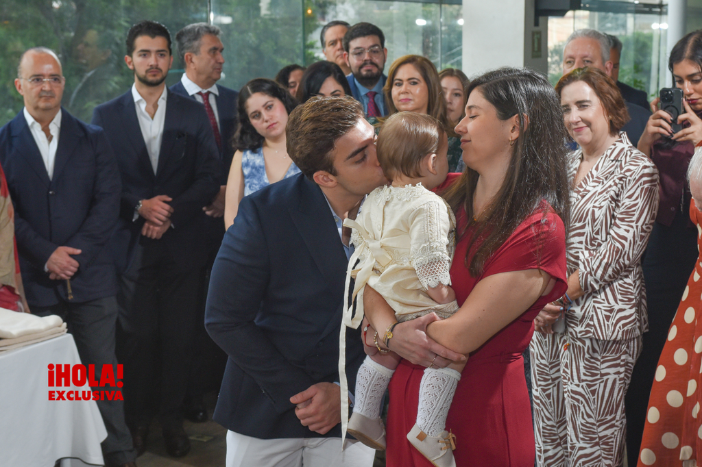 Alain Said y Daniela Martín se mostraron dichosos por ser una guía para el pequeño Máximo.