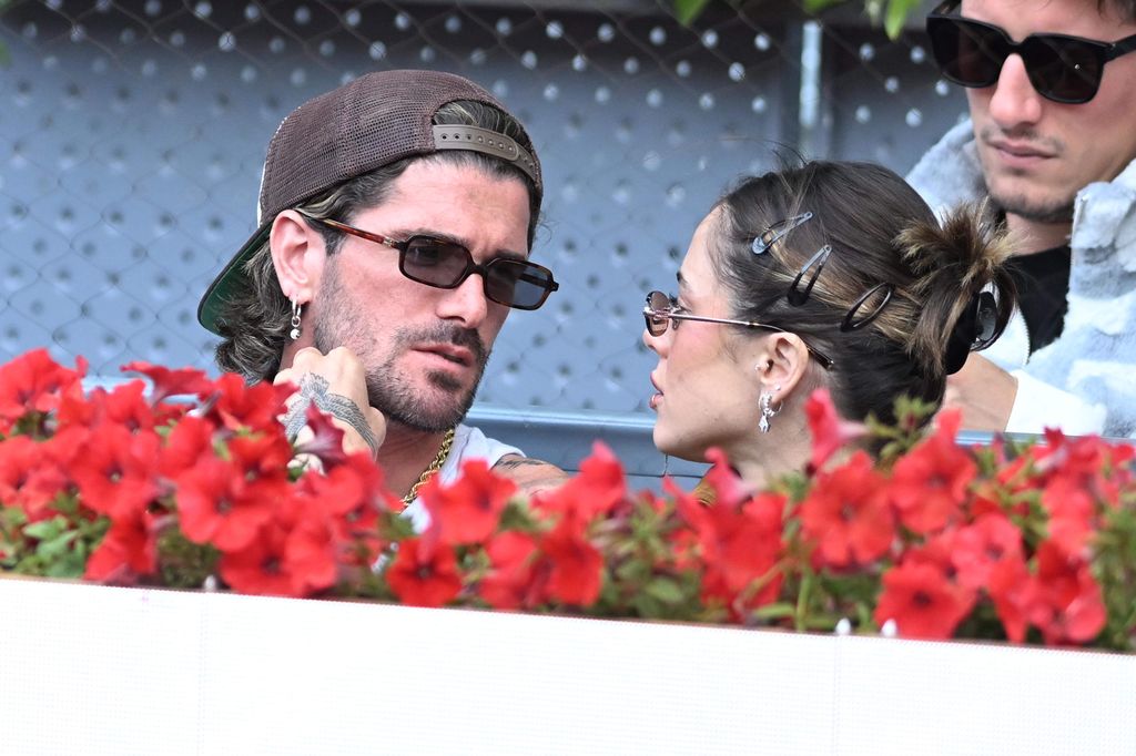 Tini Stoessel y Rodrigo De Paul fueron vistos en el Mutua Madrid Open en Madrid, España, el pasado 29 de abril.