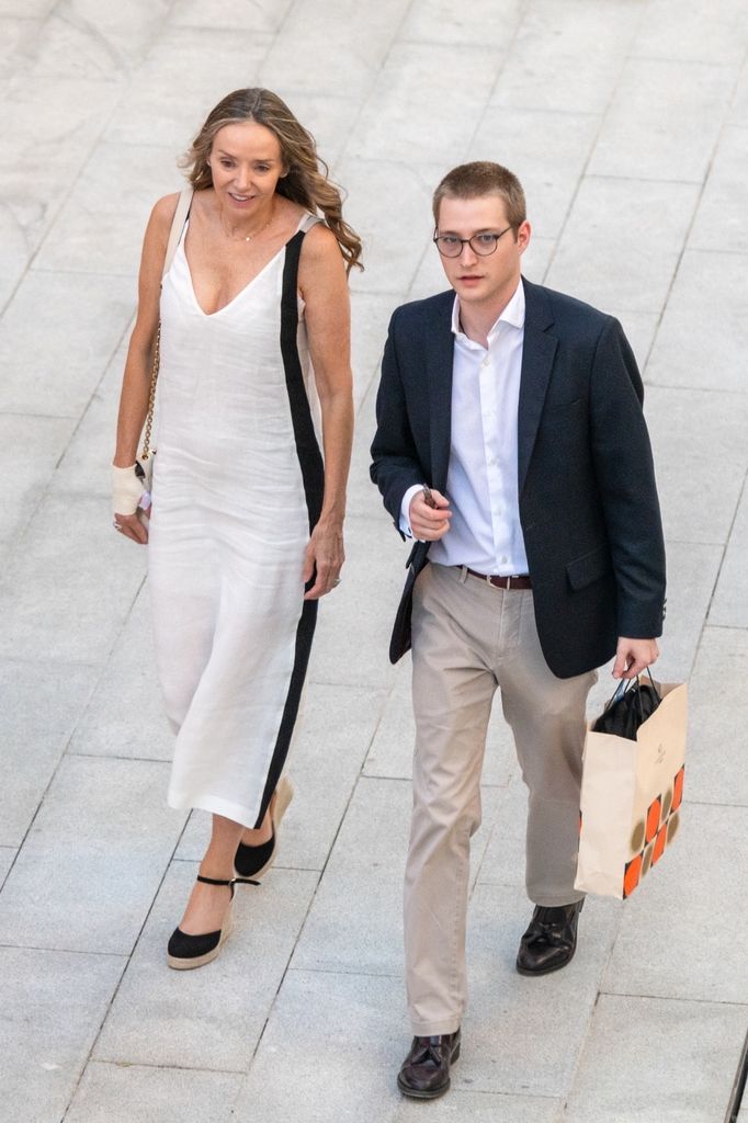 La princesa Miriam junto a Beltrán de Bulgaria