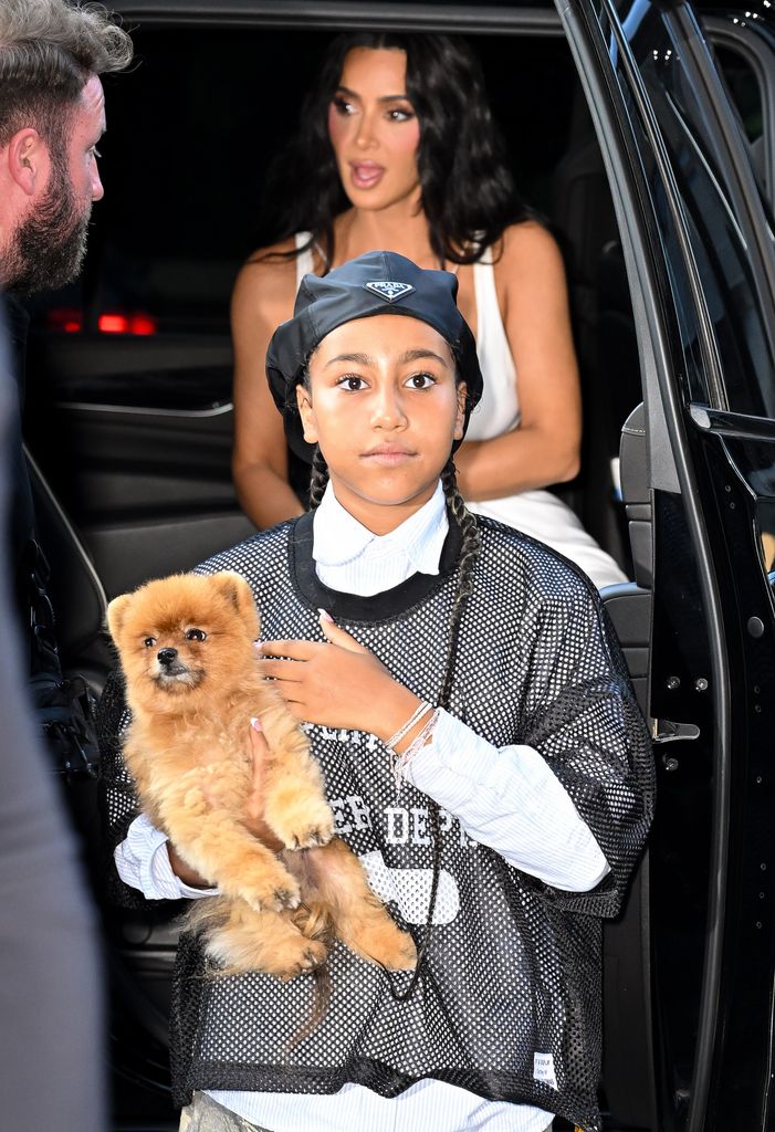North West y su mamá Kim Kardashian.