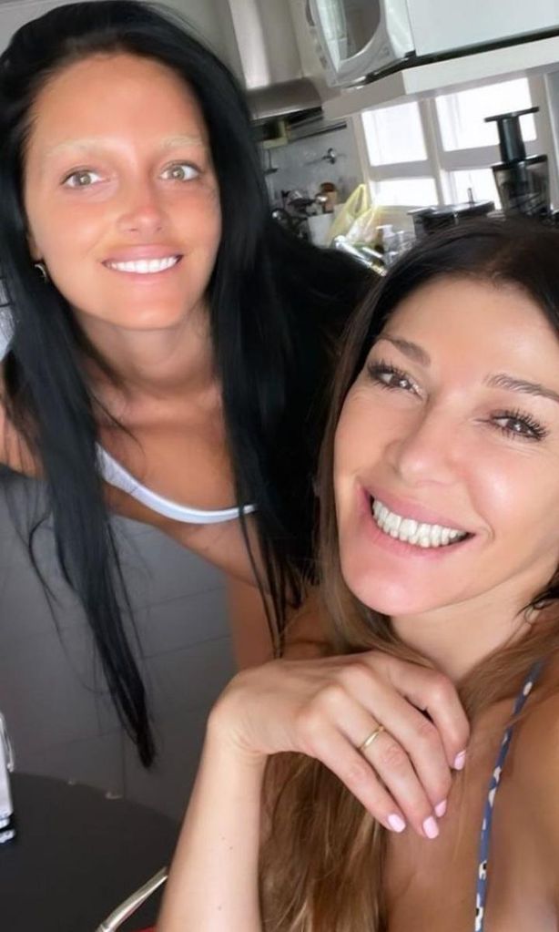 Oriana Sabatini y su mamá Catherine Fulop