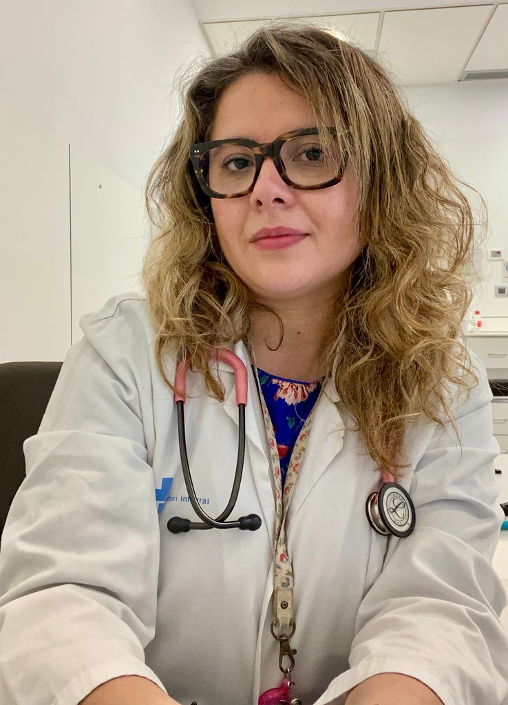 Doctora Núria Bruguera, neumóloga, coordinadora del grupo de trabajo de Infecciones de la Sociedad Catalana de Neumología (SOCAP)