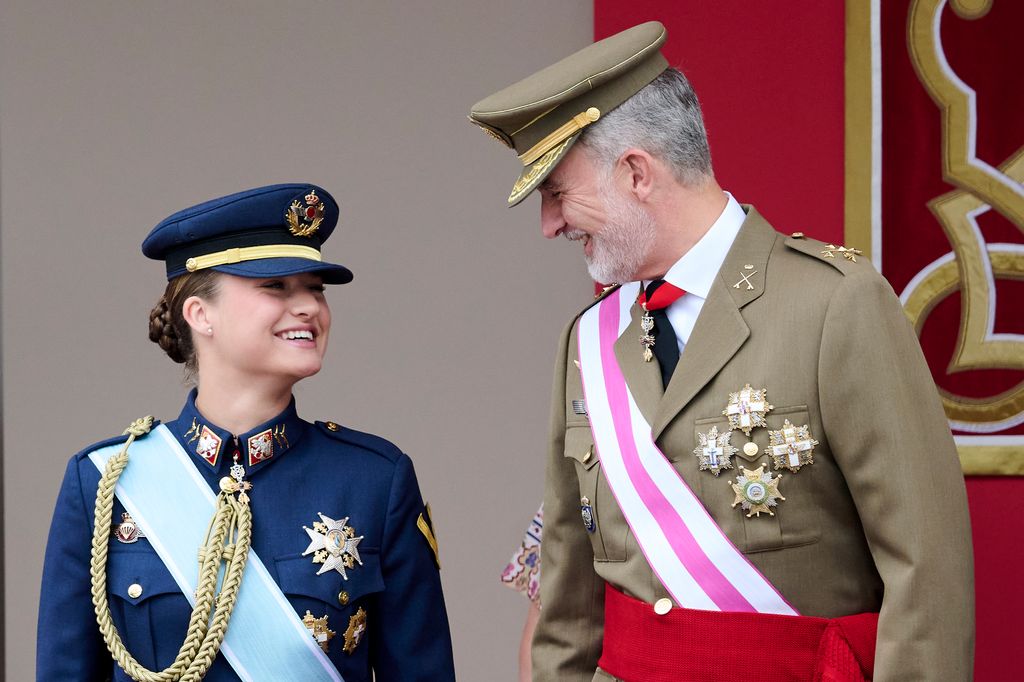 La princesa Leonor sigue los pasos de su padre