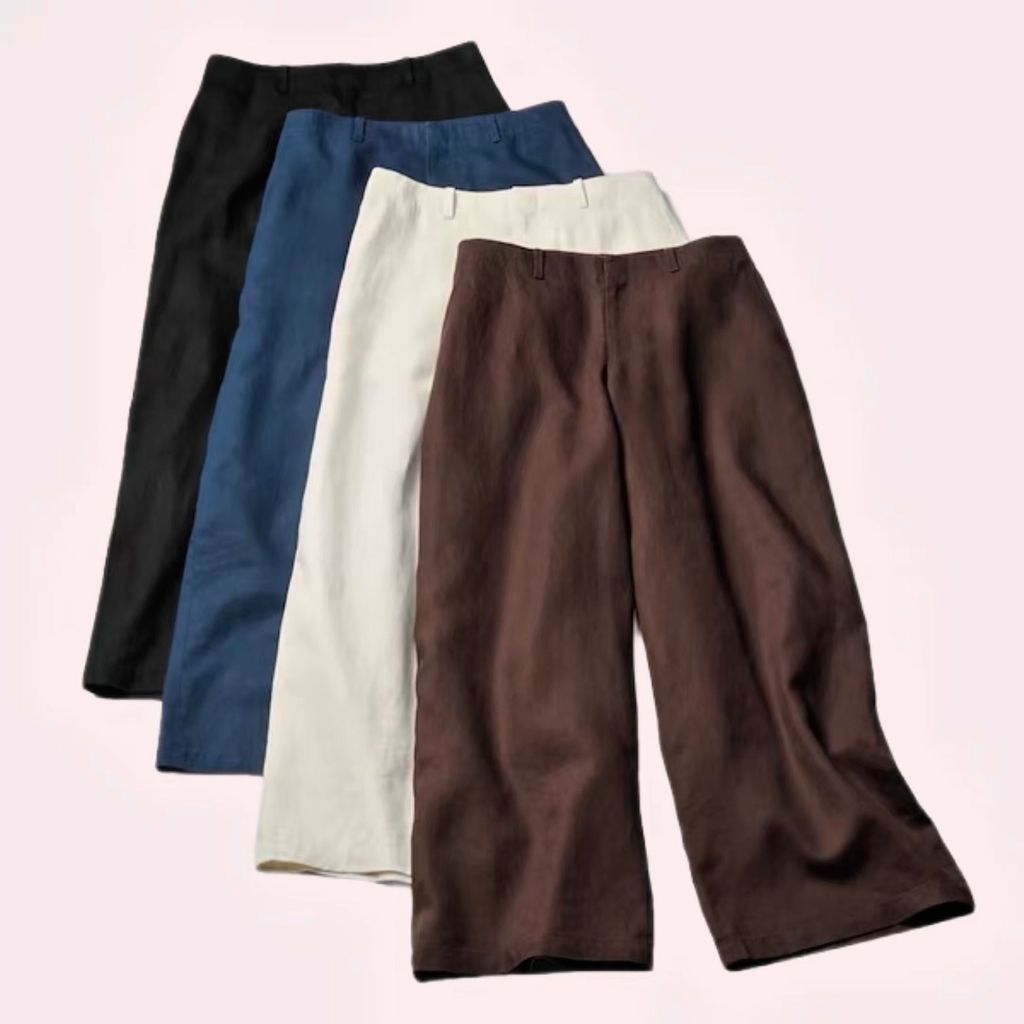 Pantalones 100% lino de Uniqlo