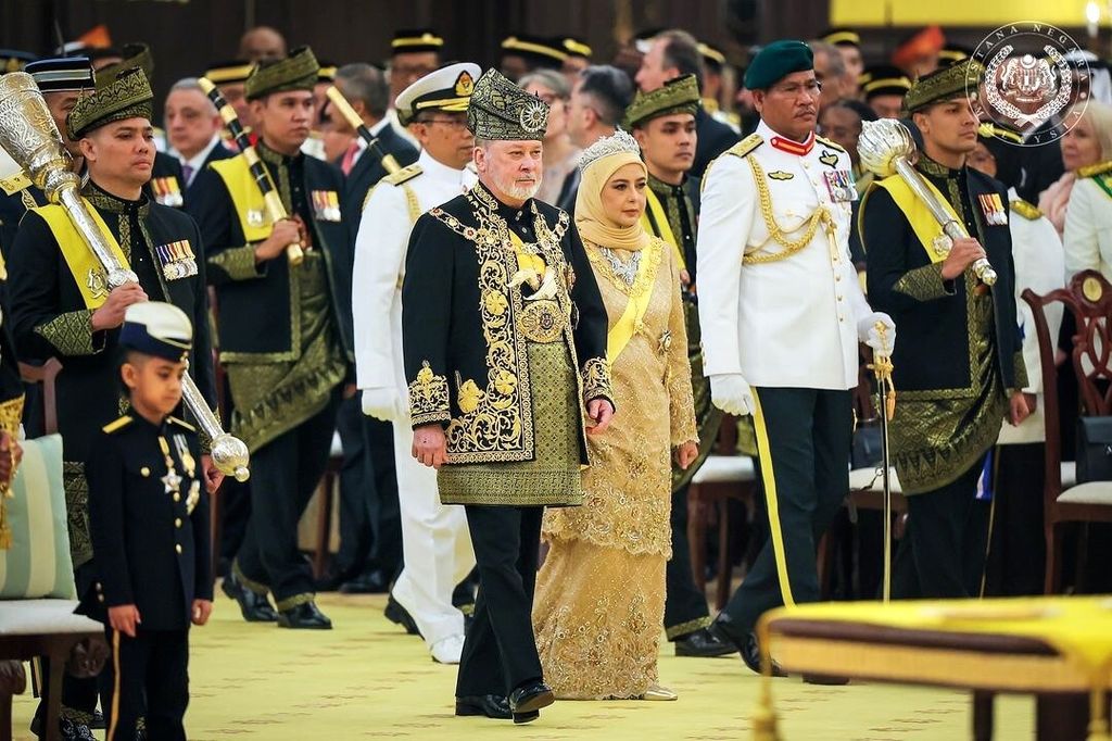 Coronación del rey de Malasia. Julio 2024