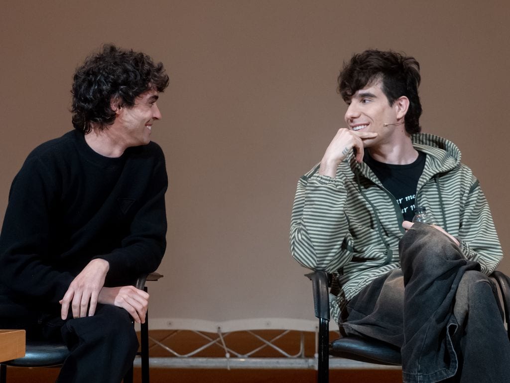 Charla con los actores, directores y productores durante los Premios Feroz 2023