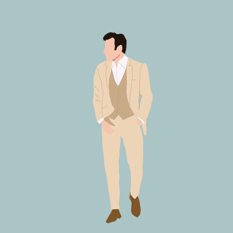 Look de novio desenfadado para boda