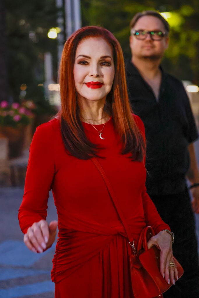 Priscilla radiante a los 81 años