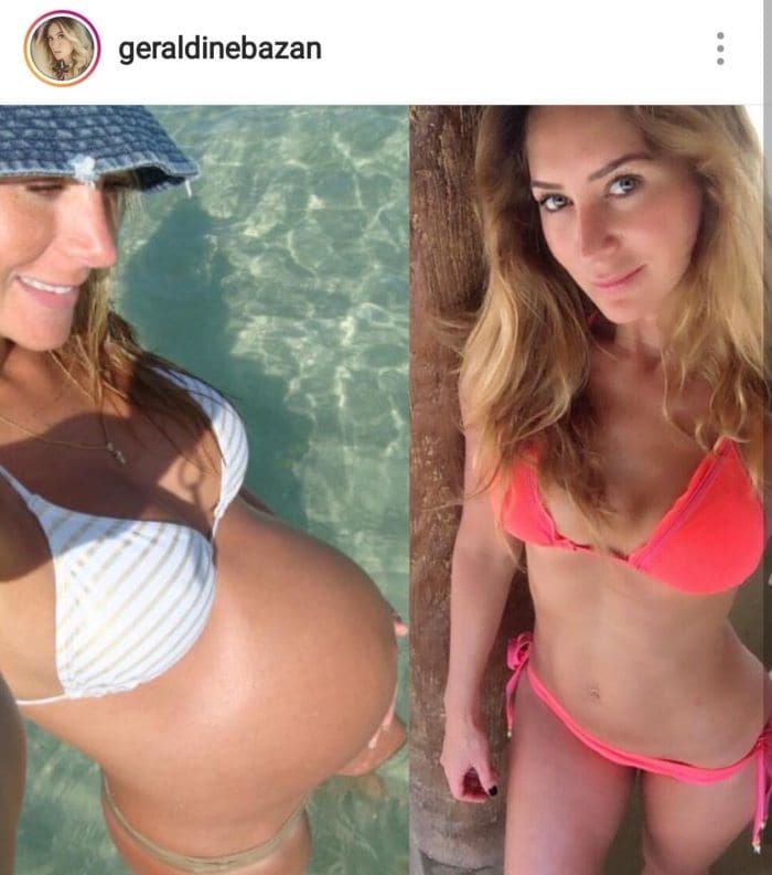 Geraldine Bazán se une al #10yearschallenge