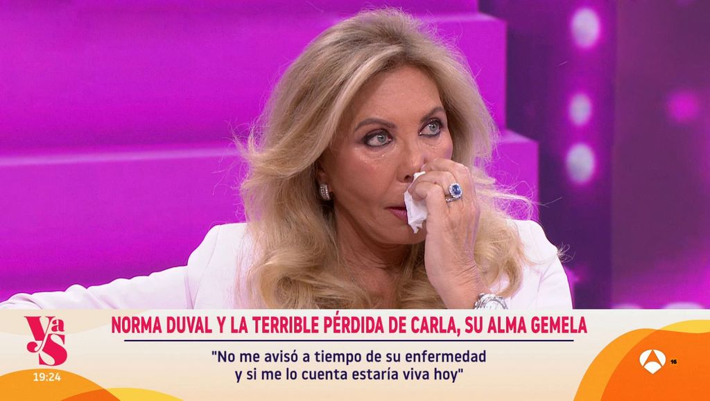 Norma Duval en Y ahora Sonsoles, el programa de Sonsoles Ónega en Antena 3
