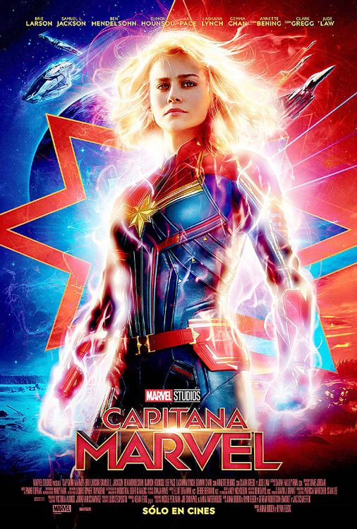 La 'Capitana Marvel' de Brie Larson entra en el top 10 de películas más vistas del género