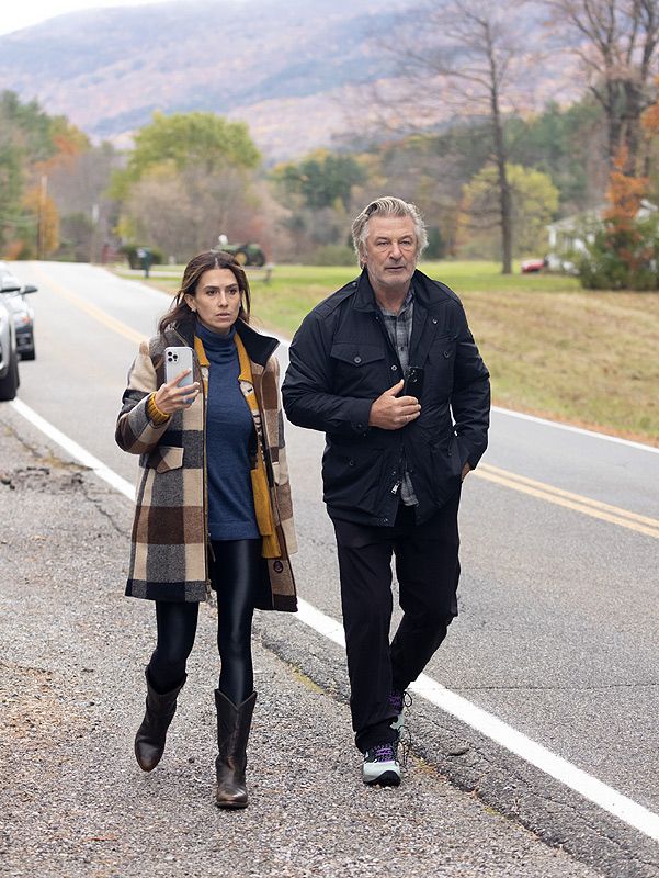 El actor estadounidense Alec Baldwin y su mujer Hilaria