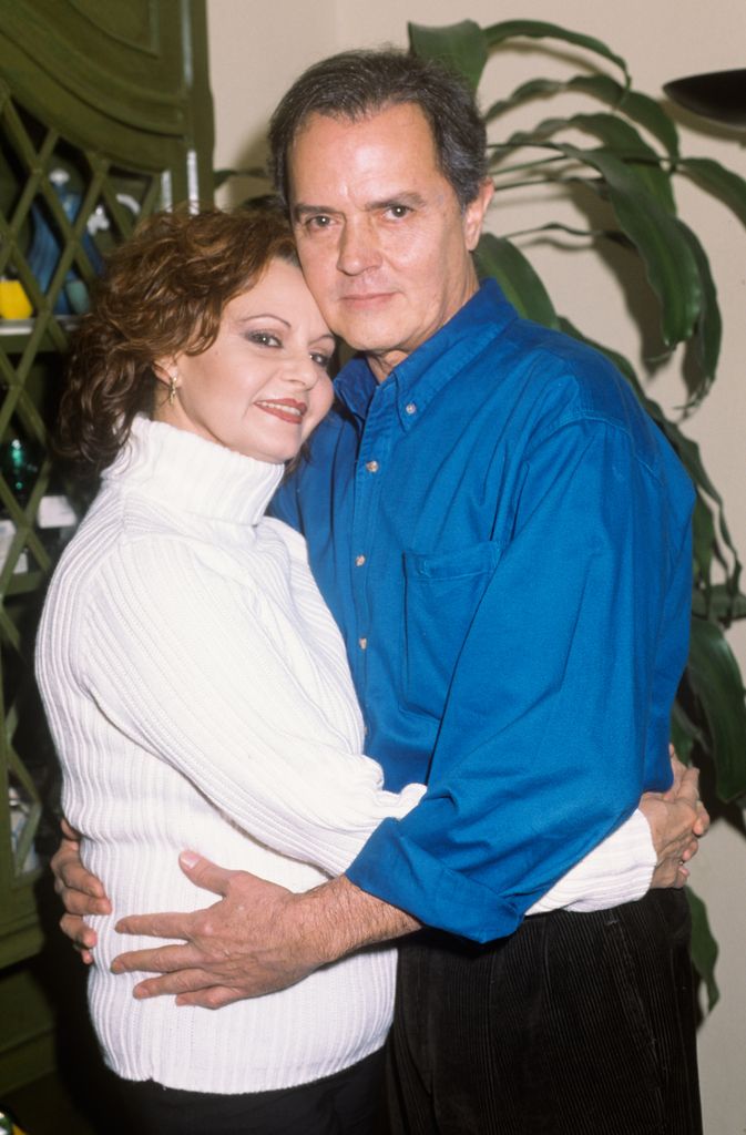 Posado de Rocio Durcal y Antonio Morales en su casa de Torrrelodones