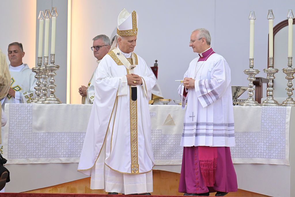 El Papa León XIV preside una misa en el Estadio de Gran Canaria