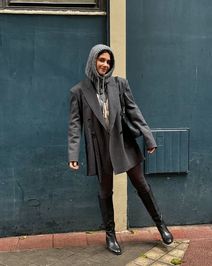 María G. de Jaime con balaclava