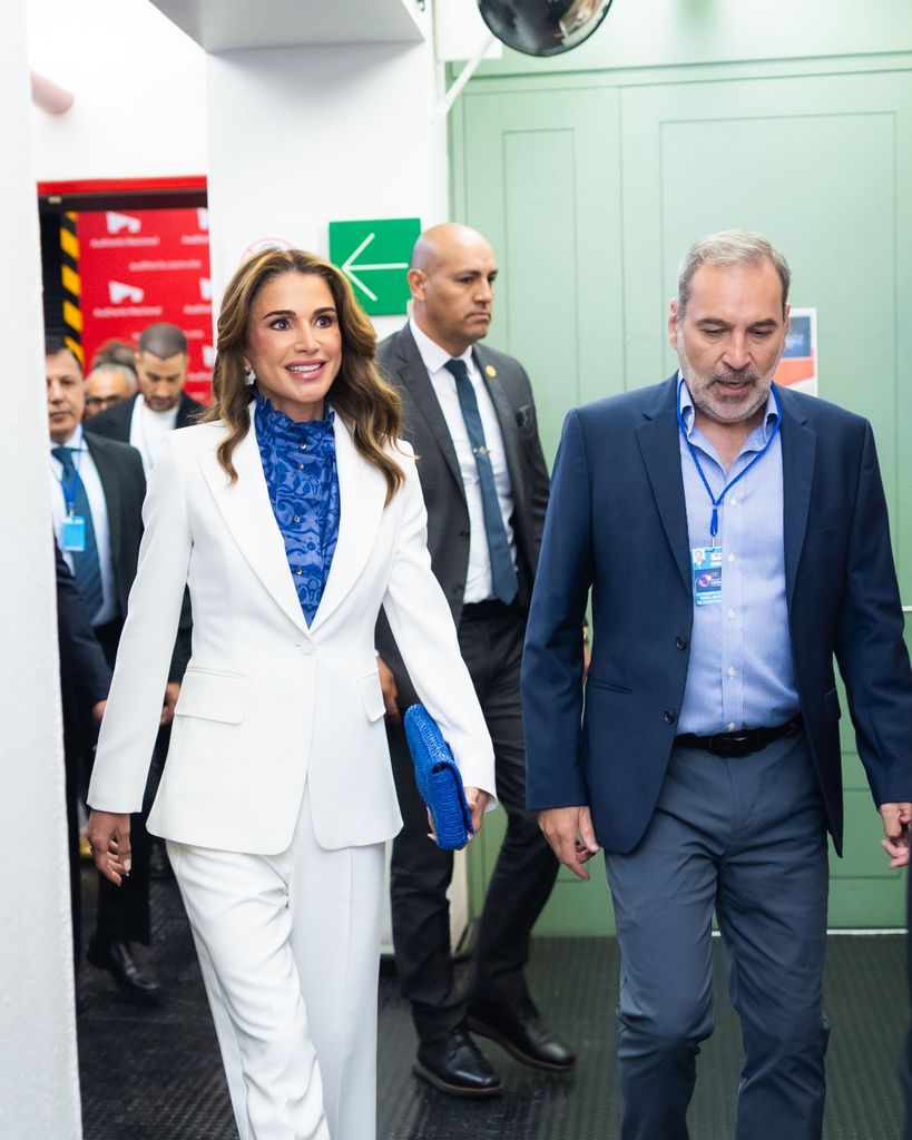 Rania de Jordania en México