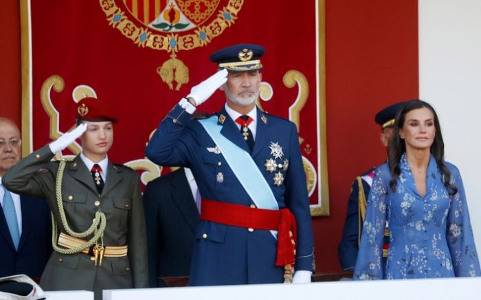 La princesa Leonor en la Fiesta Nacional de España 2023
