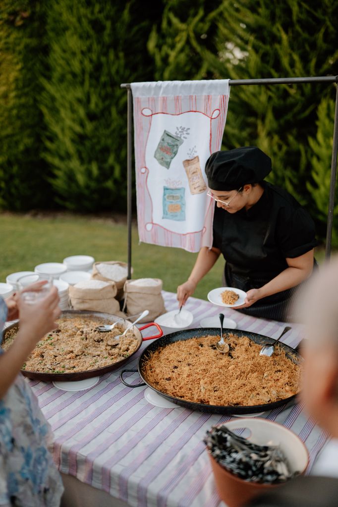 Menú de boda de verano