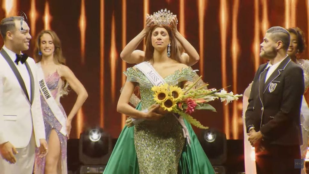 Marianela Ancheta, Miss Universo Cuba 2024, coronó a Lina Luaces como su sucesor