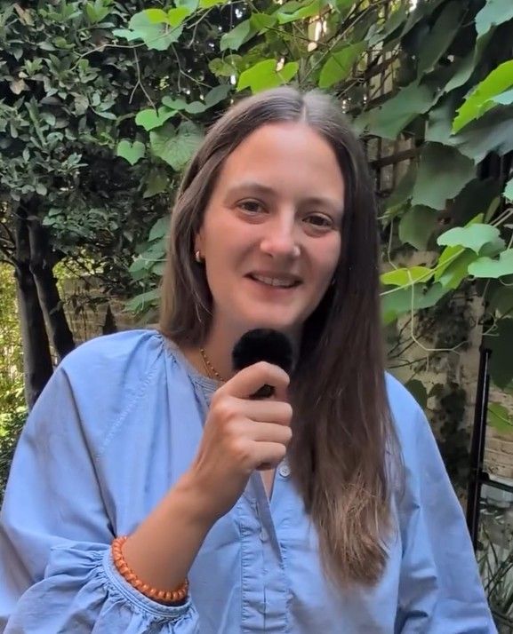 La duquesa de Medinaceli en un momento del vídeo que ha compartido