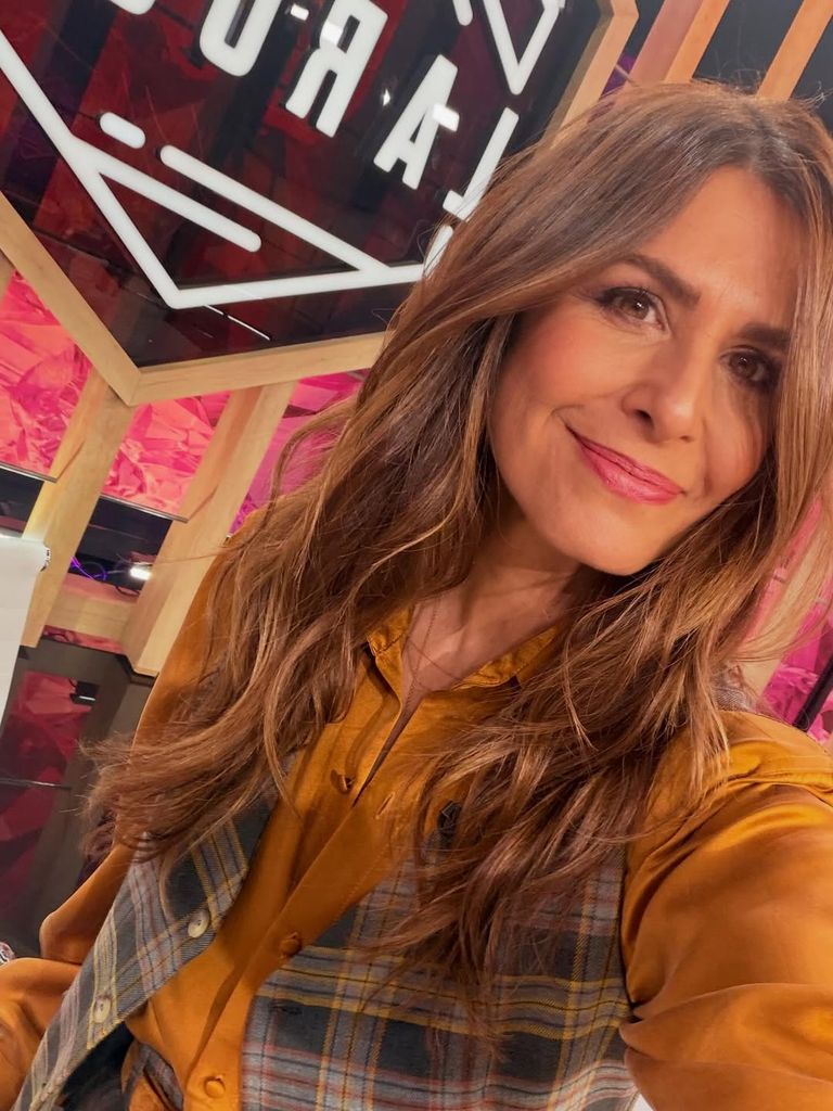 Nuria Roca en el plató de 'La Roca'