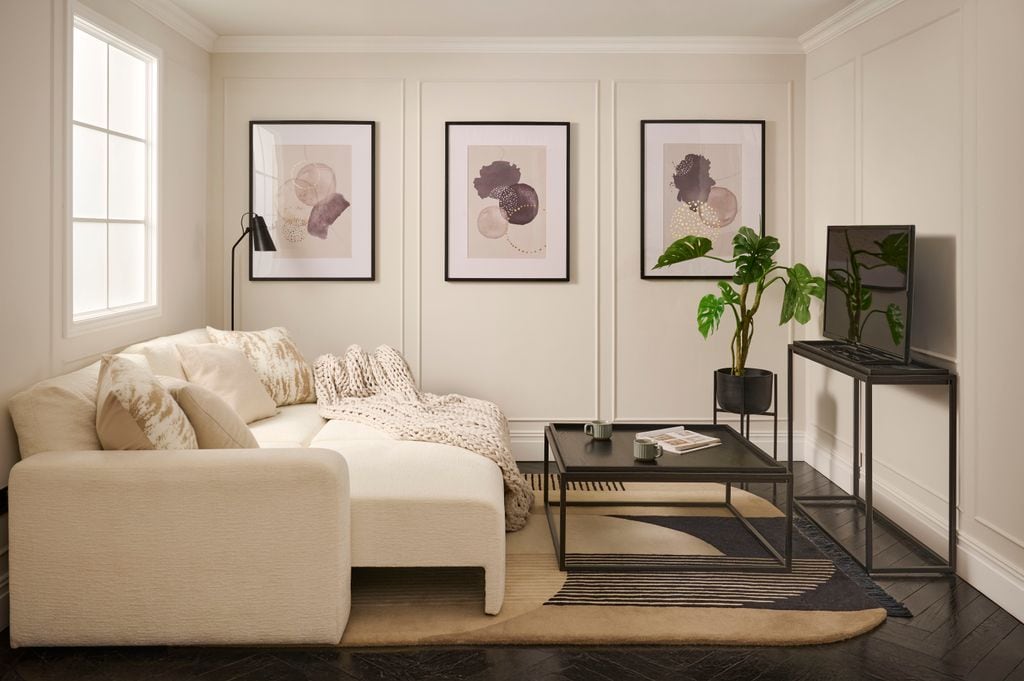 Salón con sofá-cama