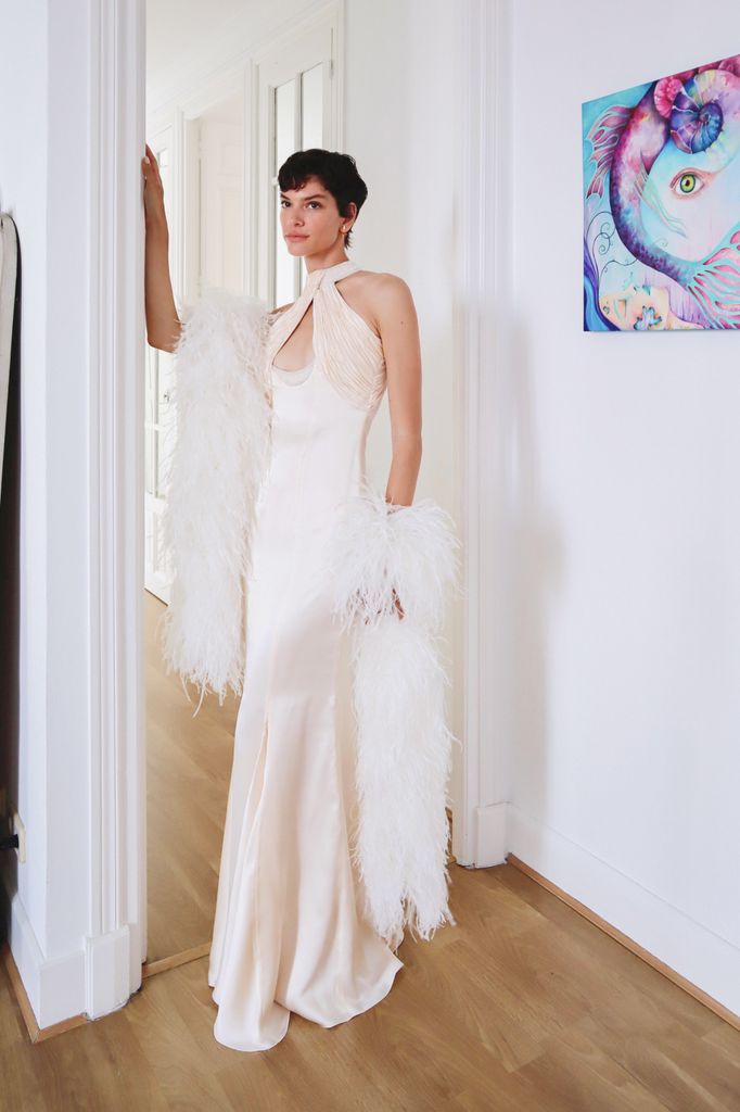 Segundo vestido de novia de Marta Ortiz