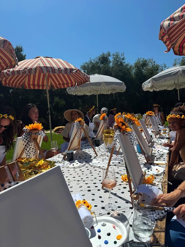 La celebración de cumpleaños de Kylie Jenner incluyó una sesión de pintura
