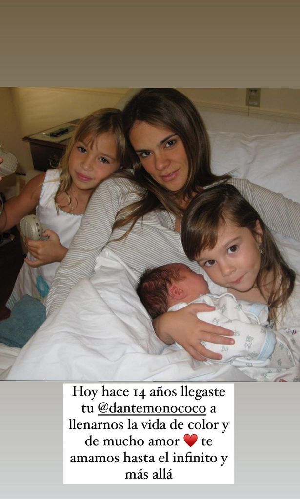 Karen Martínez y sus hijos