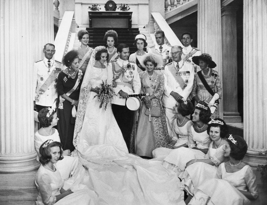 Boda de Constantino de Grecia y Ana María de Dinamarca atenas
