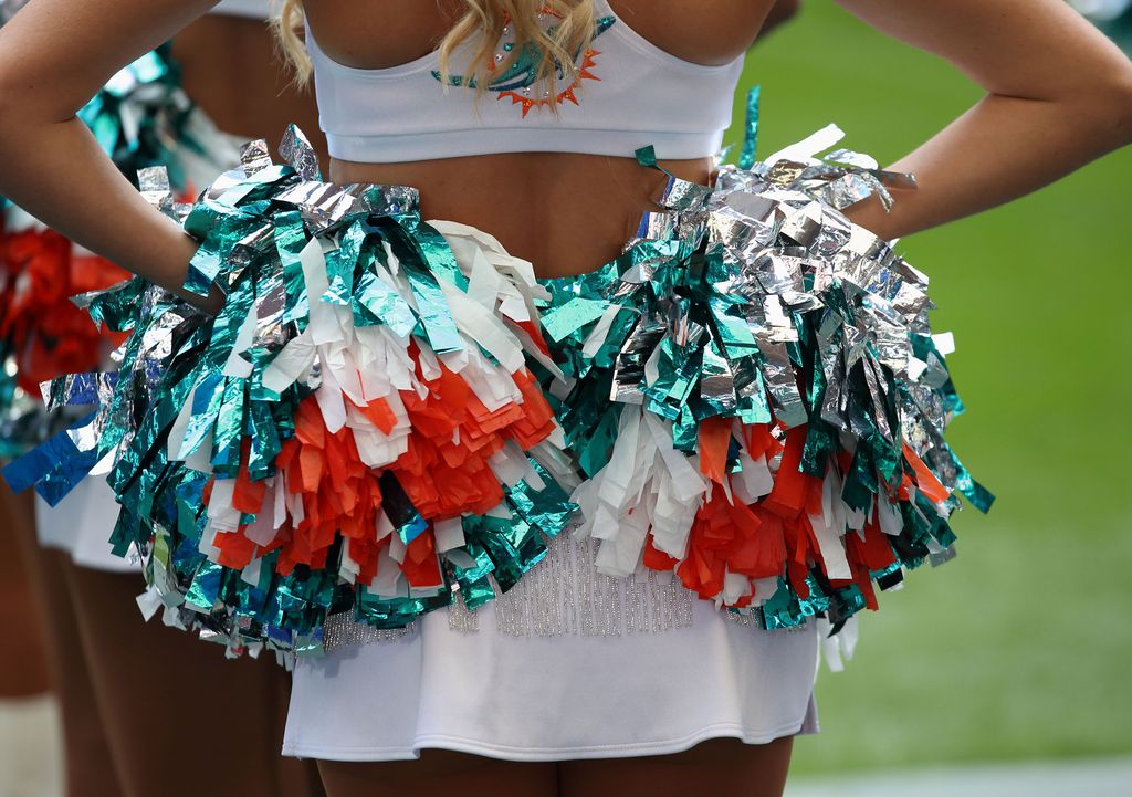 Jeanette Rubio fue animadora de los Miami Dolphins.