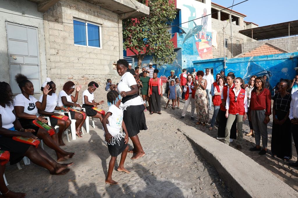 La reina Letizia en Cabo Verde