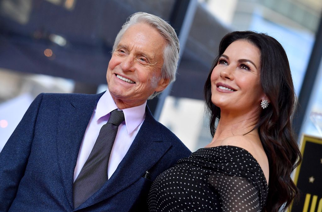 Catherine Zeta-Jones y Michael Douglas