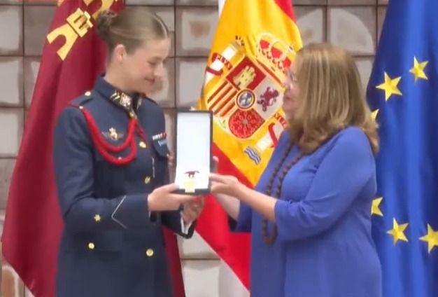 La princesa Leonor recibe la Medalla de Oro de la Región de Murcia