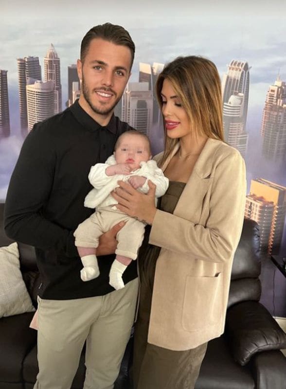 Segundo cumplemés de Micaela, la nieta de Fernando Sanz e Ingrid Asensio